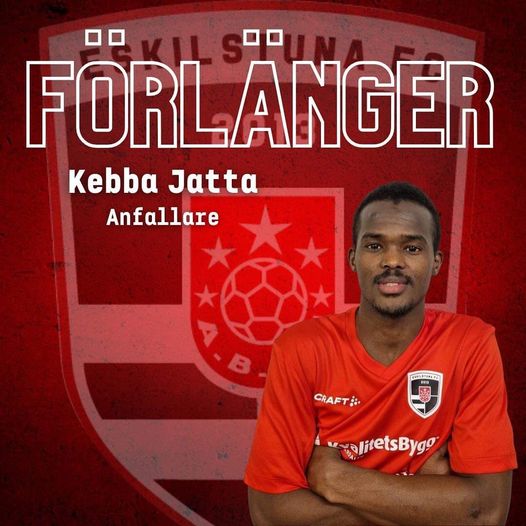 📝 | Kebba Jatta förlänger kontraktet med Eskilstuna FC!