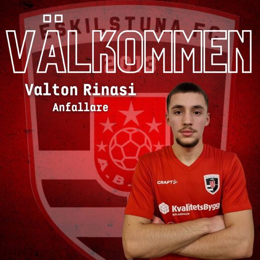 📝 | Valton Rinasi ansluter till Eskilstuna FC!